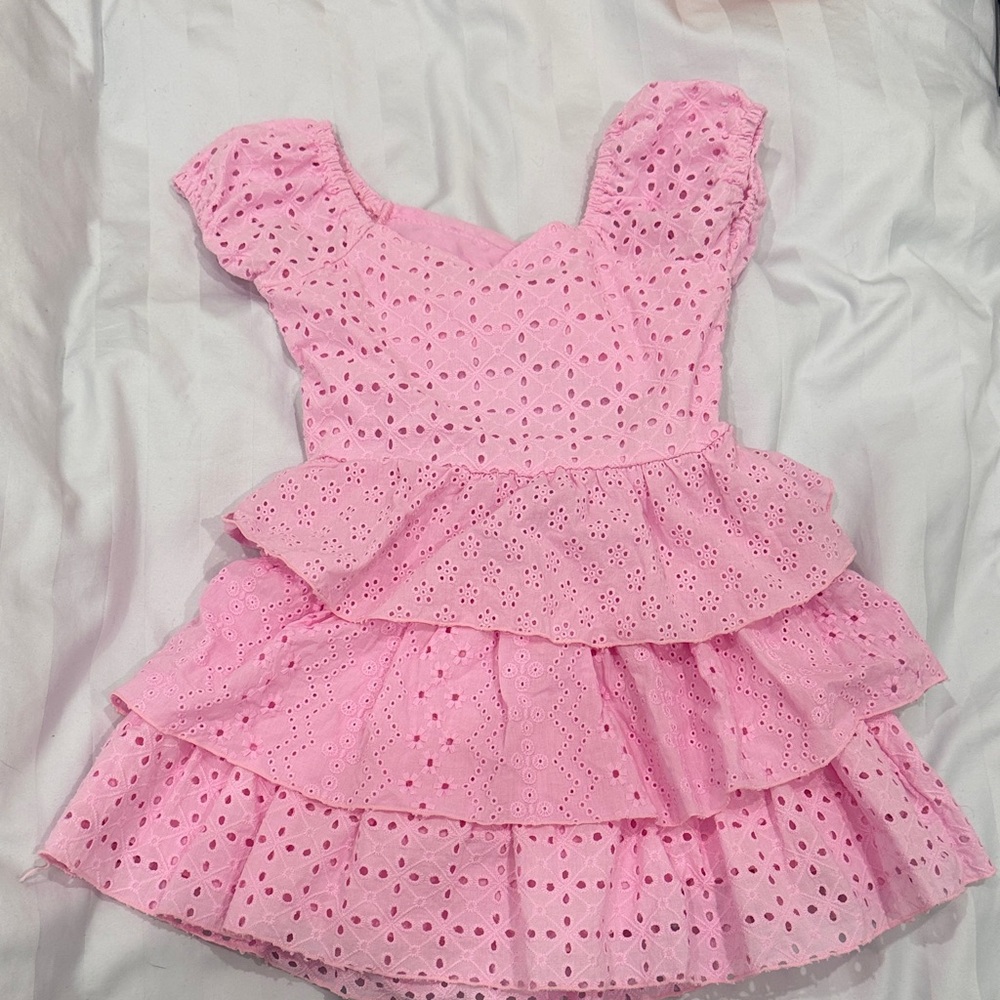 Flowers by Zoe dress pink size 5